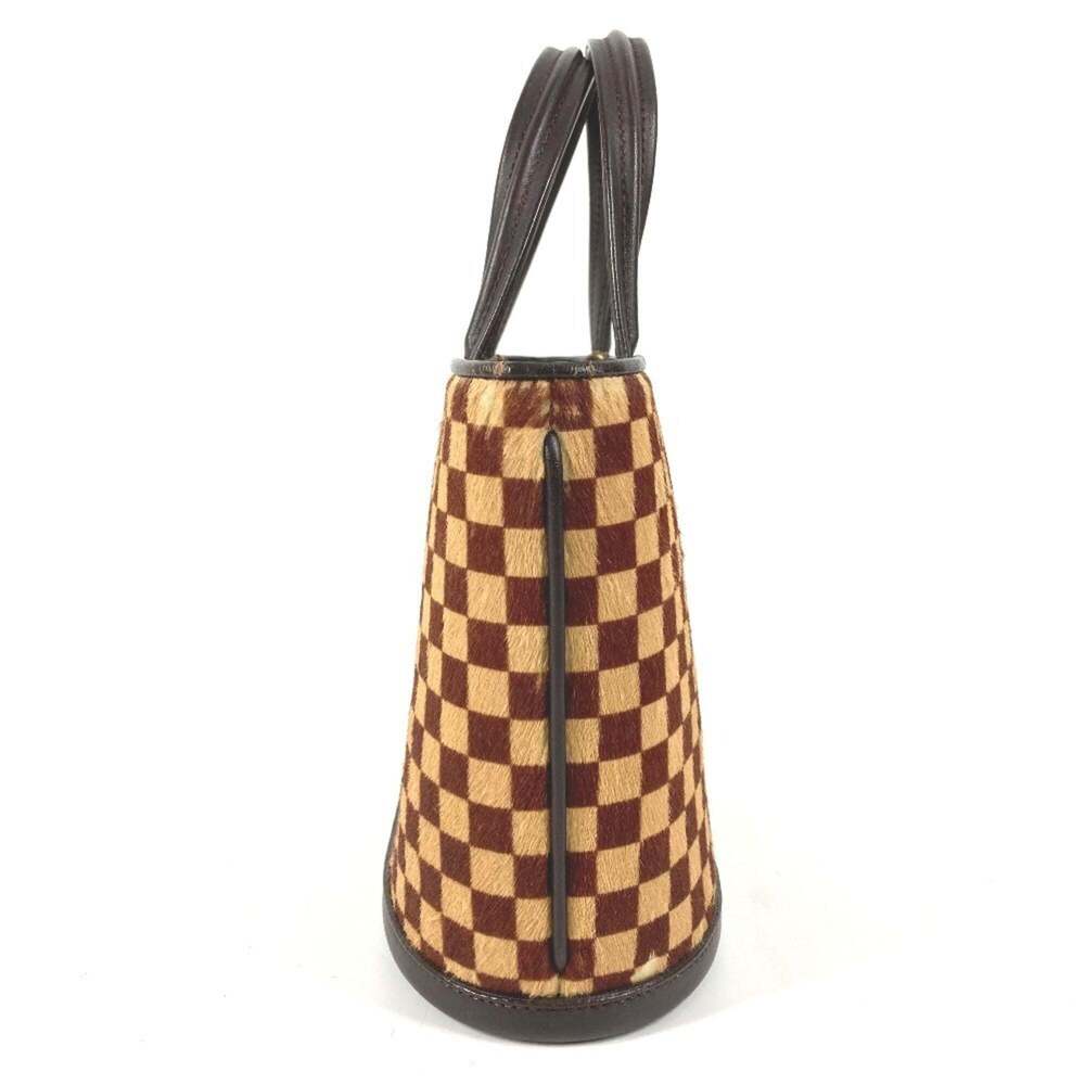LOUIS VUITTON Brown Damier Leather Tote Bag - Picture 4 of 16